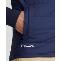 RLX Ralph Lauren Full Zip Fine Gauge Terry Jacket - Medieval Blue Heather