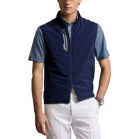 RLX Ralph Lauren Tech Terry Full Zip Golf Vest - Refined Navy