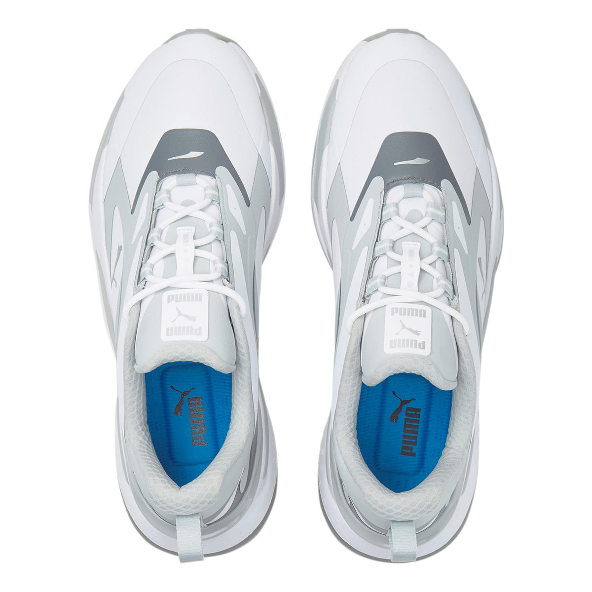 Puma GS -Fast Spikeless Golf Shoes -Puma White/High Rise/조용한 그늘