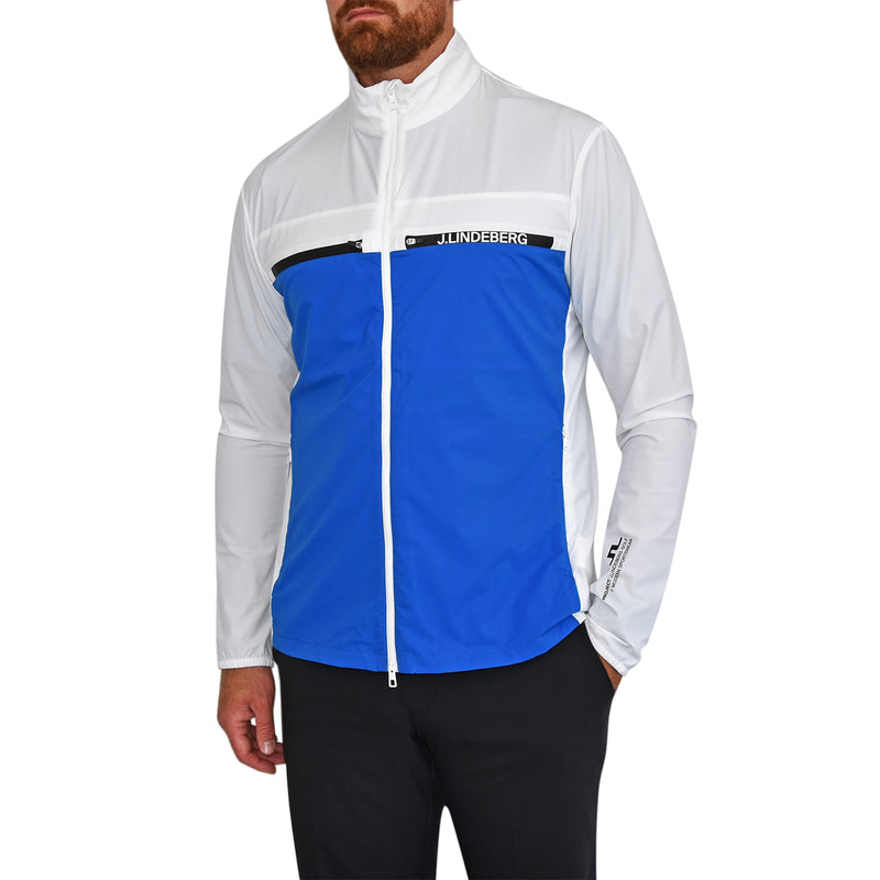 J.Lindeberg Dean Hybrid Water Repellent Golf Jacket - Skydiver