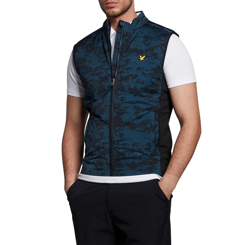 Lyle & Scott Seafoam Gilet -Dark Navy / Light Navy