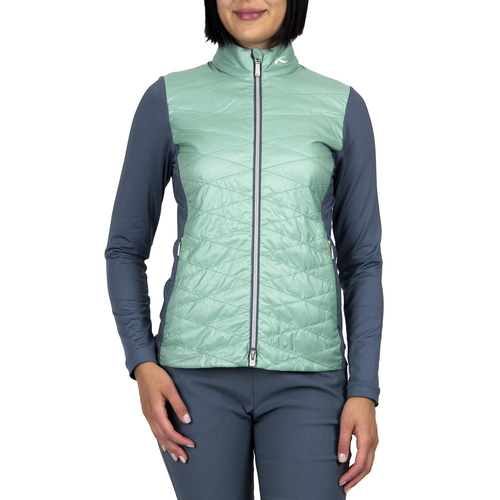 KJUS Women's Retention Golf Jacket - Mineral/Steel Blue