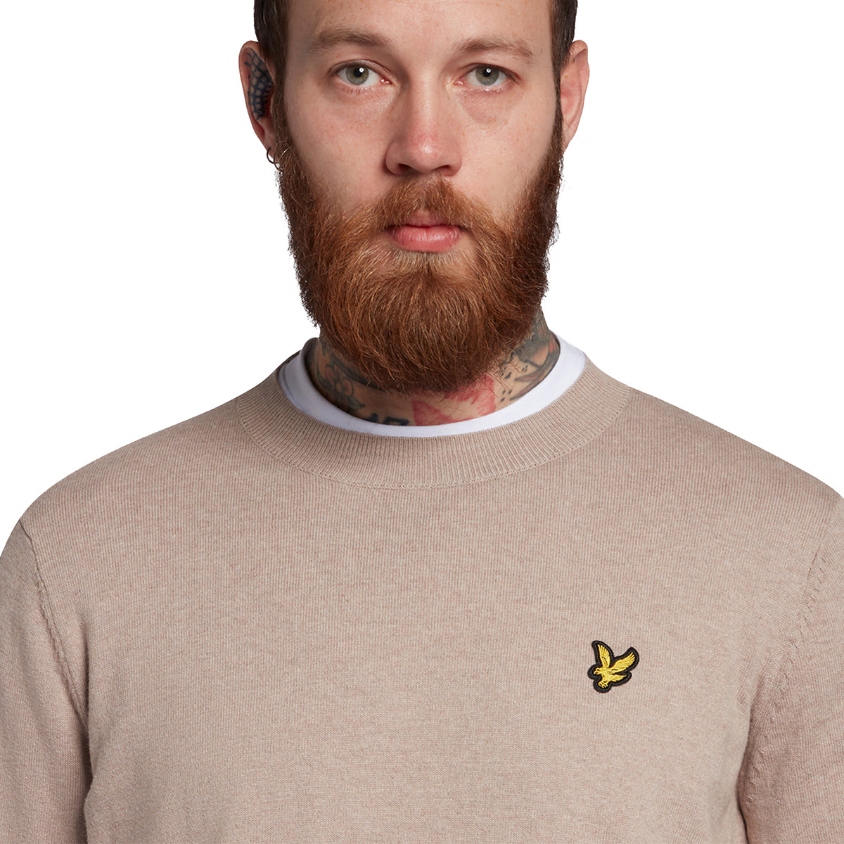 Lyle & Scott Evolution Crew Knit- 따뜻한 먼지 말