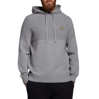 Lyle & Scott 씨앗 스티치 니트 까마귀 -Mid Grey Marl