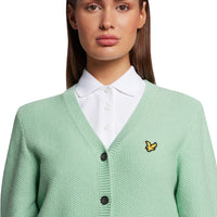 Lyle & Scott Women 's Grace Cardigan- 창백한 청록색