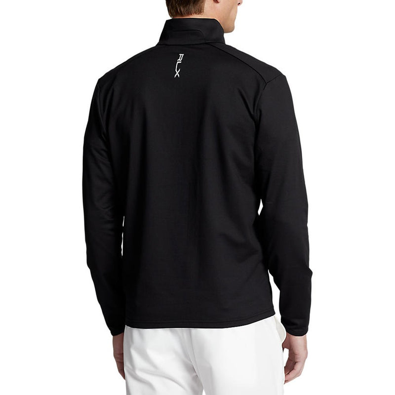 RLX Ralph Lauren Driver Luxury Jersey Pullover - Polo Black/ Silver