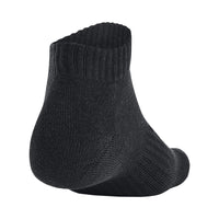 Under Armour Unisex Core Low Cut 3 Pack Socks -Black