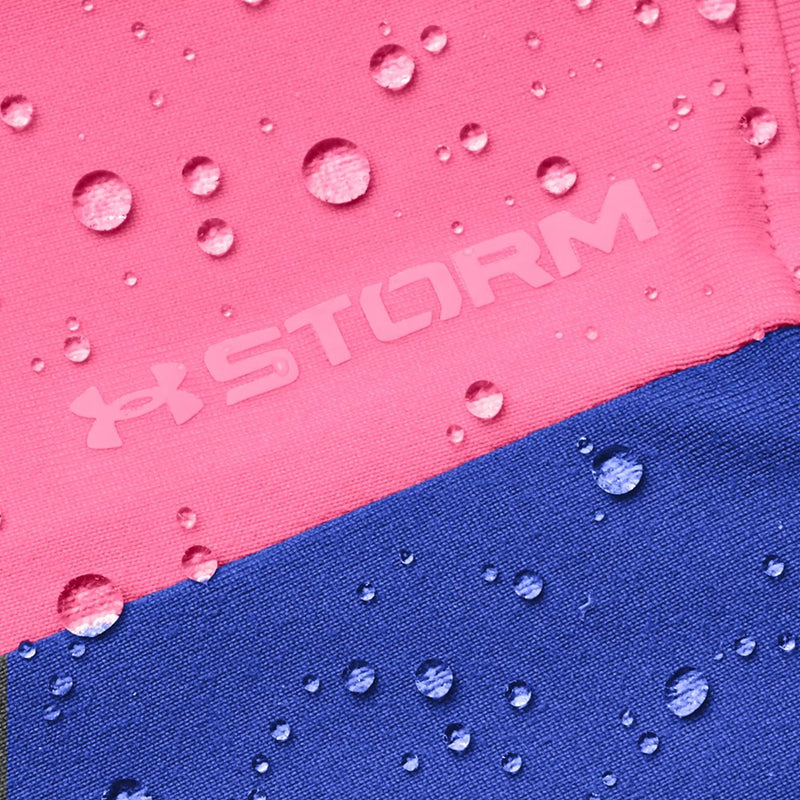 Under Armour Women's Storm Mid-Layer Golf 1/2 Zip - Pink Punk/Versa Blue